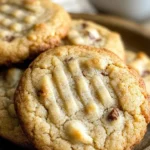 Delicious banana bread cookies fresh out of the oven