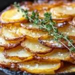 Crispy Balsamic-Thyme Potato Torte, a savory layered potato dish