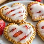 Homemade Strawberry Hand Pies served on a plate