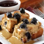 Wild Berry Bread Pudding with Orange Sauce - Delicious dessert recipe